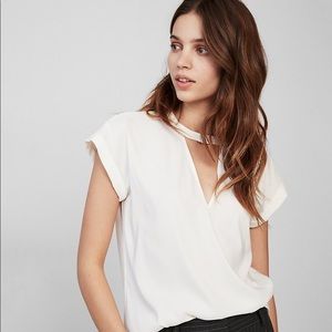 NWT Express Choker Neck Gramercy Tee